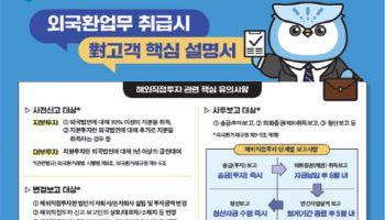 금감원, 은행 점포서 '외국환 위반사례' 대국민 홍보 강화