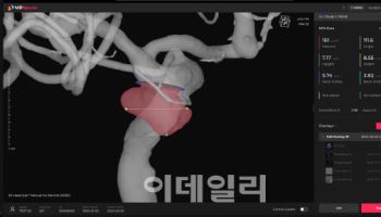 메디픽셀, 뇌혈관 3차원 분석 소프트웨어 ‘MP뉴로’ 식약처 인증