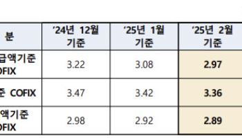 “변동금리 주담대 더 내린다” 은행 코픽스 3% 아래로