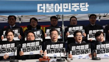 민주당 현장 최고위, '윤석열을 파면하라'