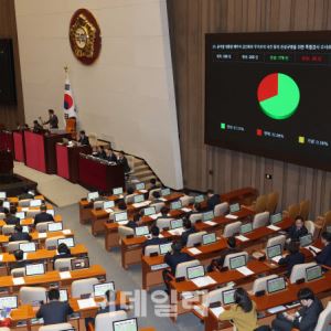 [포토]김건희 여사 상설특검법, '野 주도 본회의 통과'                                                                                                                                           