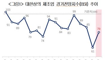트럼프發 관세 쇼크…기업 경기전망 15분기째 '부진'