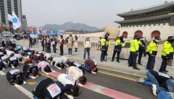 커지는 尹 탄핵 요구…대학생·노동자·농민 릴레이 시위(종합)