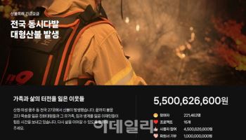 네이버, 산불 피해 복구 위해 성금 10억원 기부