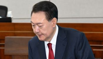 재판 출석하는 윤석열 전 대통령