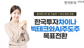 한투운용, '한국투자차이나빅테크와AI주도주목표전환' 펀드 출시