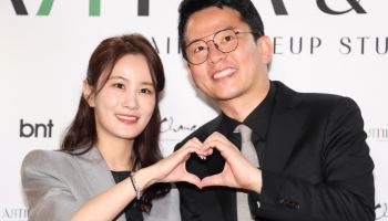 김지민♥김준호, 결혼 발표 후 첫 공식석상