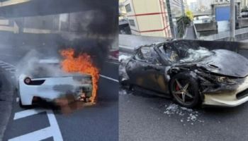 10년 모아 산 4억 페라리, 1시간 만에 ‘활활’…잿더미로