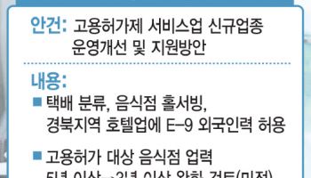 내달 비숙련 외국인 '택배 분류·식당 서빙·경북 호텔' 취업 허용