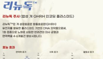 플럼라인, 세계 첫 반려견 헬시에이징 치료제 출시일 확정...“성공 사례 만들 것”