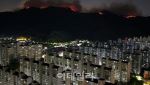 대구 산불 확산에 요양시설 거주자 61명 대피