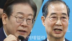3자 가상대결, 이재명 우위…한덕수 선호도↑[리얼미터]