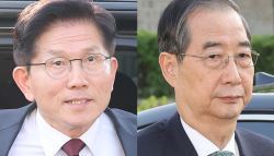 국힘서 때아닌 '예의' 지적...김문수에 반말·기본 예의 없어
