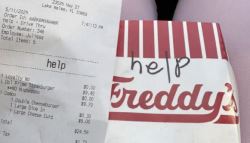 “help” 햄버거 영수증에 적힌 메시지…신고하자 ‘황당 반전'