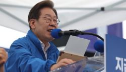 이재명 유세 현장에 ‘방탄 유리막’ 세운다…“신변 위협 때문”