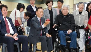 Good Job 장애인 보치아 대전 참석한 조성명 강남구청장