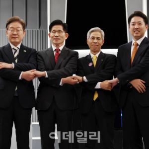 [포토]한자리에 모인 대선후보들                                                                                                                                                                          