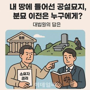 내 땅에 들어선 공설묘지, 분묘 이전은 누구에게?[판례방]