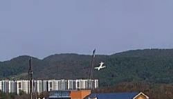 해군 초계기 사고 당시 모습…갑자기 확 꺾여 수직낙하