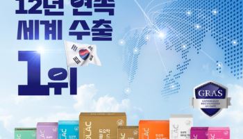 K-유산균 ‘듀오락’ 12년 연속 세계 수출 1위 달성