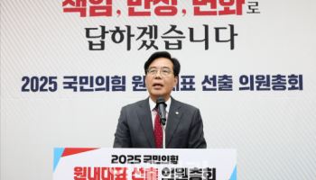 野 송언석 원내대표 당선에…與 "헌정질서 회복 함께 해달라"