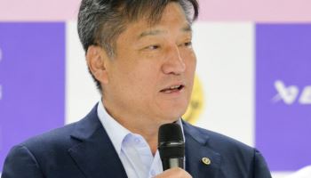 '한돈배 더 드림' 인사말하는 손세희 한돈자조금 위원장