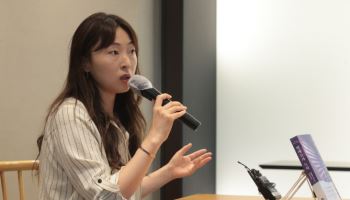 김주혜 작가 "진정한 예술은 전쟁·양극화 시대에 더 필요해"