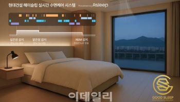 현대건설, AI 기반 수면환경 솔루션 ‘헤이슬립’ 공개