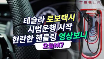 테슬라 로보택시 시범운행 시작…영상보니