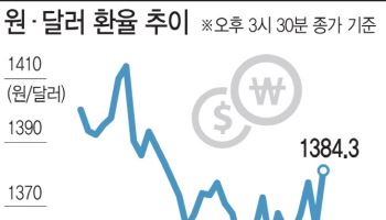美이란 타격에 오르는 환율…“호르무즈 봉쇄 시 1460원”(종합)