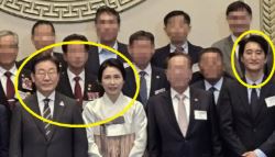 李 대통령 부부 곁에 신현준…뜻밖의 ‘가족사' 뭐기에