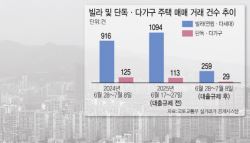 6·27 대출규제 여파에…빌라·단독주택 거래도 ‘주춤’