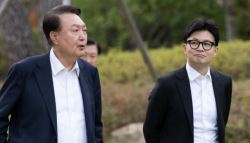 '이재용 무죄' 나오자 홍준표 "윤석열·한동훈, 두 사냥개가…"