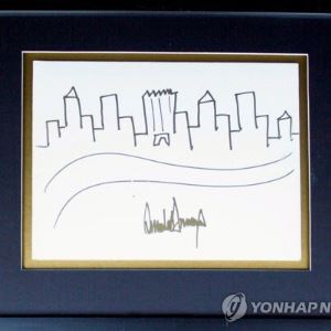 ‘외설그림 논란’ 트럼프, 그림 스케치 경매 나와