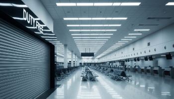 코로나19로 공항 닫혔다면 면세점 임대료는?