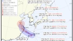 8호 태풍 ‘꼬마이’ 소멸 직전 부활…한반도 폭염 장기화되나