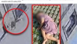 18층서 추락한 3살 아이, 나무에 걸려 기적 생존