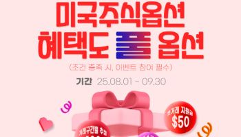 "첫 거래 지원금 50달러"…키움증권, 미국주식옵션 혜택 이벤트