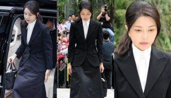 고개 푹 김건희 "아무 것도 아닌 제가 심려끼쳐 죄송"