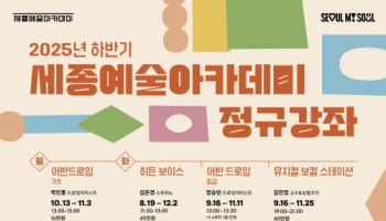 뮤지컬 보컬 레슨부터 드로잉 수업까지…'세종예술아카데미'