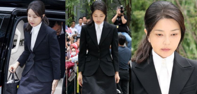 김건희 수갑찬 채 특검 도착…구속 후 첫 조사 시작