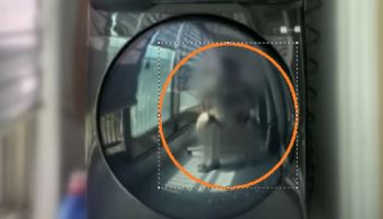 중고 세탁기에 비친 알몸男…“험한 꼴 봤다”