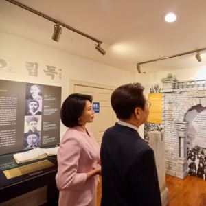 李대통령, 서재필기념관 방문…DJ 이후 26년만