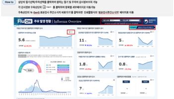 인플루엔자 유행정보 한 눈에…'플루온' 본격 가동
