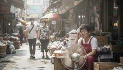 타는 듯한 더위에 곳간도 ‘텅'…직격탄 맞은 소상공인