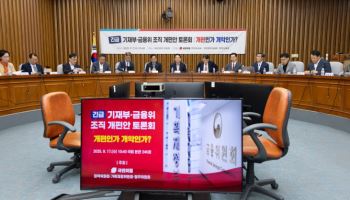 "기재부 분리, 과거 실패한 길…금융위 해체, 감독 독립성 약화할 것"