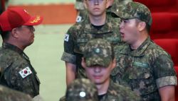"포기하지 않겠습니다!"...이재용 회장 장남 해군 입교식 보니