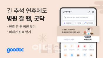 추석 때 문 연 병원 어디? '굿닥'에서 확인…비대면 진료까지