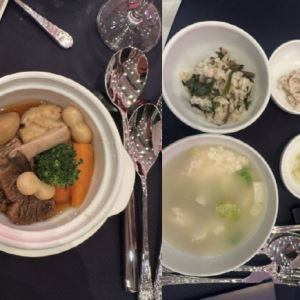 우원식이 공개한 APEC 만찬…“한우 갈비찜, 완도 전복”