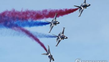 독도 훈련 반발 日, 블랙이글스 두바이에어쇼 참석 방해(?)